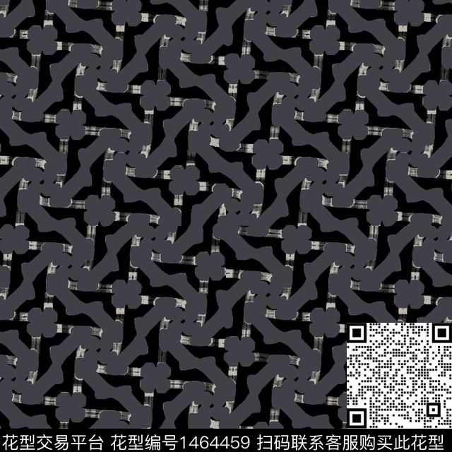 几何肌理男装传统印花华亿平台下载（图片编号: 1464459） - 瓦栏（Walan）