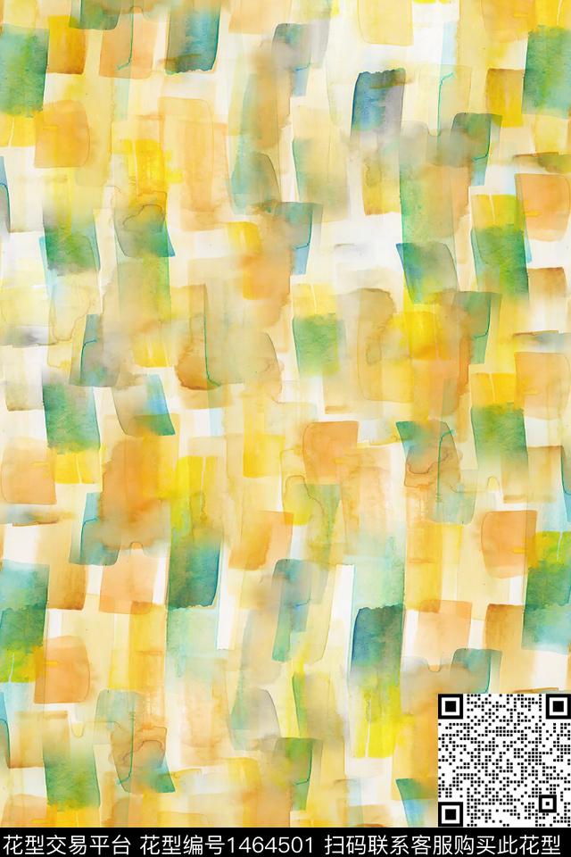 肌理大牌风抽象数码印花华亿平台下载（图片编号: 1464501） - 瓦栏（Walan）