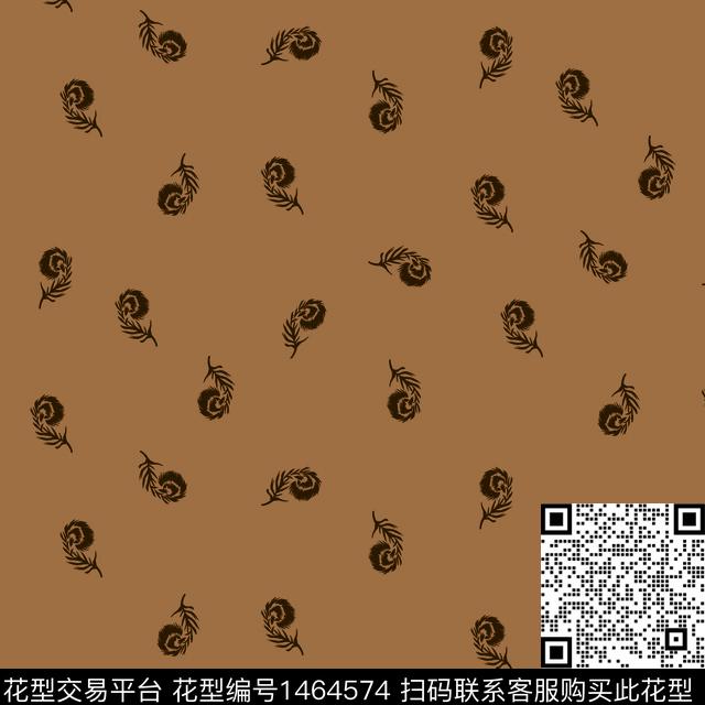 花卉大牌风小碎花数码印花华亿平台下载（图片编号: 1464574） - 瓦栏（Walan）