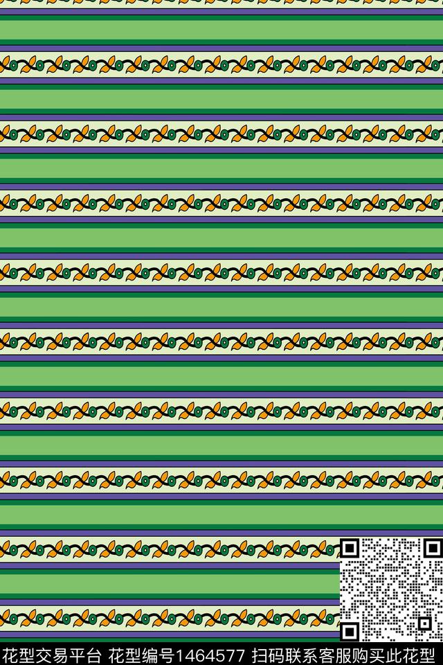 大牌风男装绿色数码印花华亿平台下载（图片编号: 1464577） - 瓦栏（Walan）