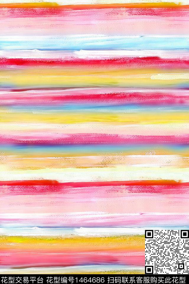 水彩肌理大牌风数码印花华亿平台下载（图片编号: 1464686） - 瓦栏（Walan）