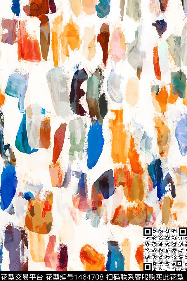 几何肌理扎染华亿平台数码印花华亿平台下载（图片编号: 1464708） - 瓦栏（Walan）