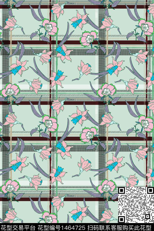 几何肌理复古传统印花华亿平台下载（图片编号: 1464725） - 瓦栏（Walan）