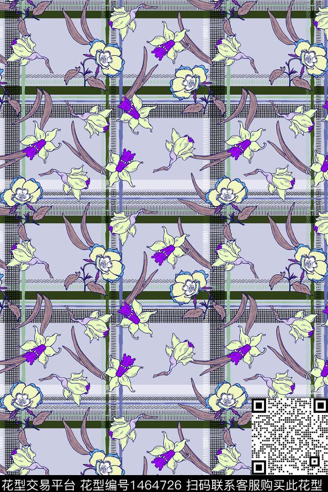 几何肌理复古传统印花华亿平台下载（图片编号: 1464726） - 瓦栏（Walan）