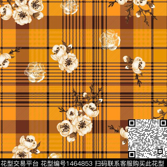 花卉中老年面料数码印花华亿平台下载（图片编号: 1464853） - 瓦栏（Walan）