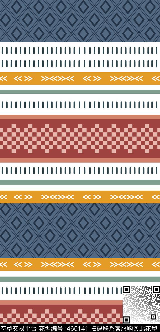 格子时尚传统印花华亿平台下载（图片编号: 1465141） - 瓦栏（Walan）