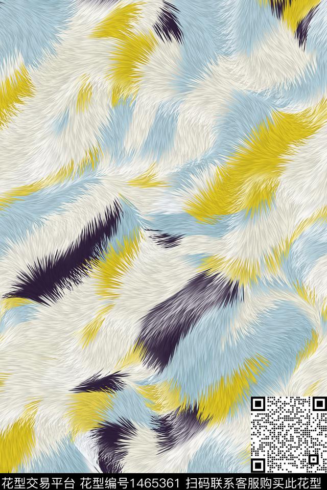 双色羽绒服纹理数码印花华亿平台下载（图片编号: 1465361） - 瓦栏（Walan）