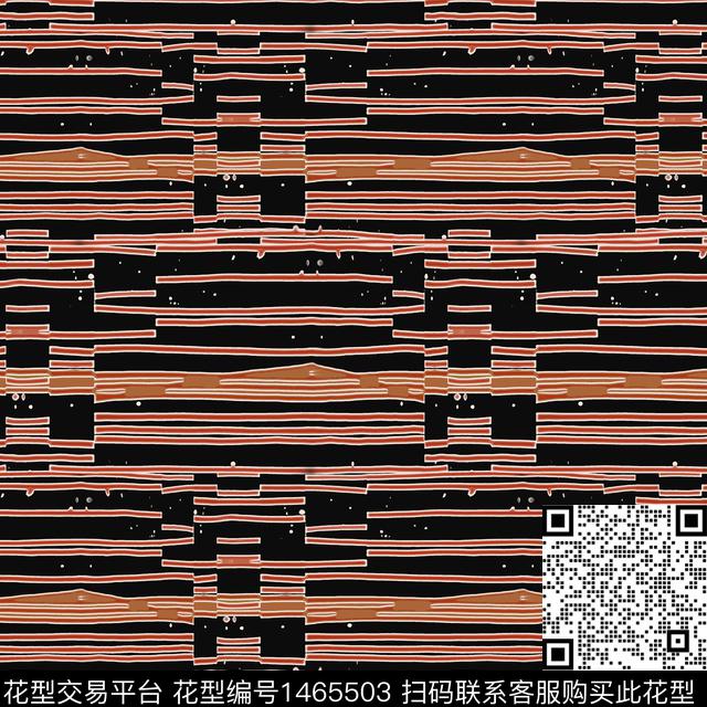 线条几何条纹传统印花华亿平台下载（图片编号: 1465503） - 瓦栏（Walan）