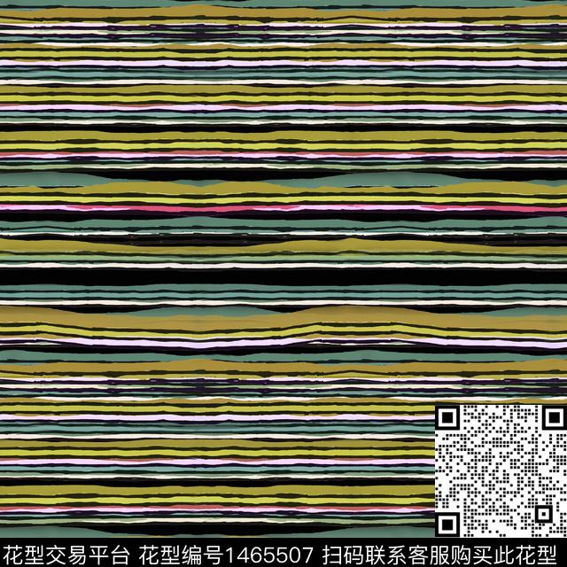 线条几何条纹数码印花华亿平台下载（图片编号: 1465507） - 瓦栏（Walan）