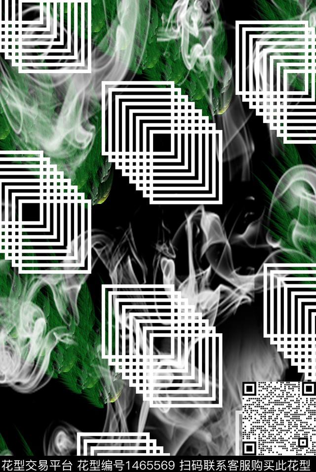 烟雾正方形数码印花华亿平台下载（图片编号: 1465569） - 瓦栏（Walan）