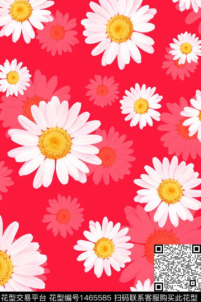 花卉年轻女性小碎花数码印花华亿平台下载（图片编号: 1465585） - 瓦栏（Walan）