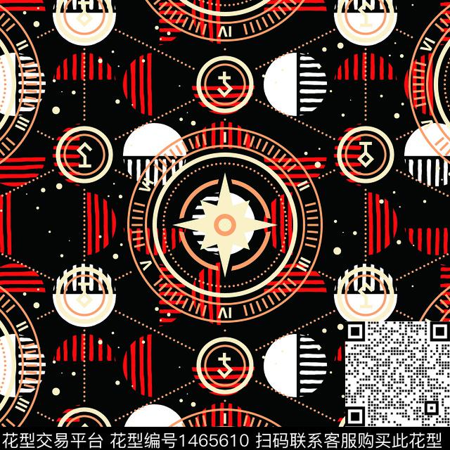 字母男装满版花菱形传统印花华亿平台下载（图片编号: 1465610） - 瓦栏（Walan）