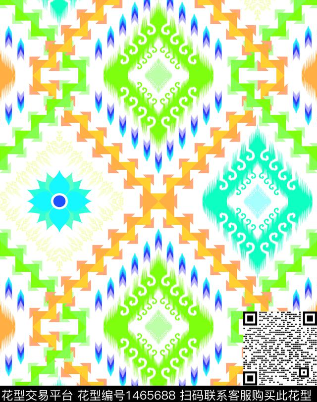 民族风大牌风欧美传统印花华亿平台下载（图片编号: 1465688） - 瓦栏（Walan）