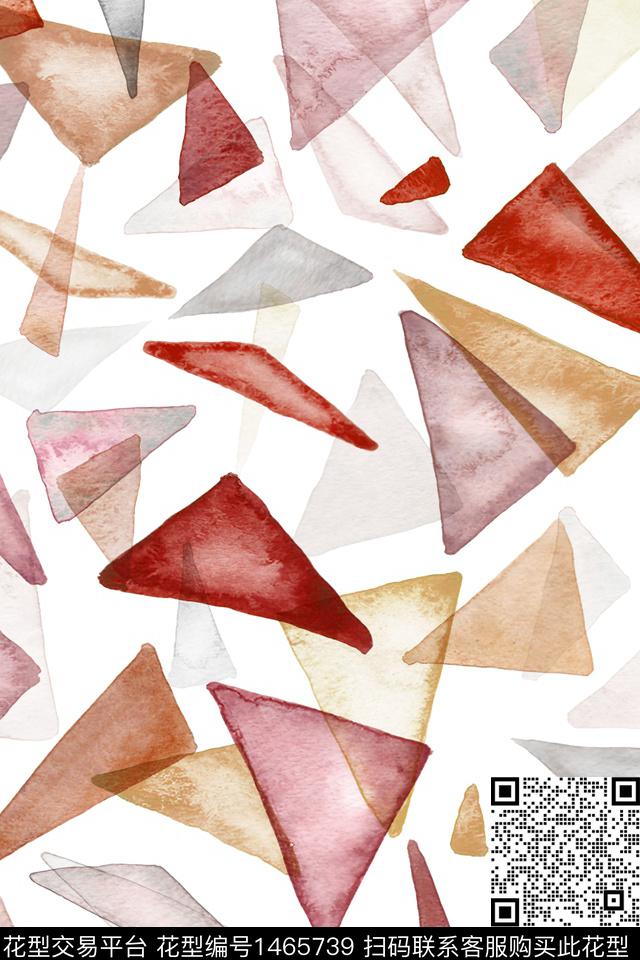 几何肌理大牌风数码印花华亿平台下载（图片编号: 1465739） - 瓦栏（Walan）