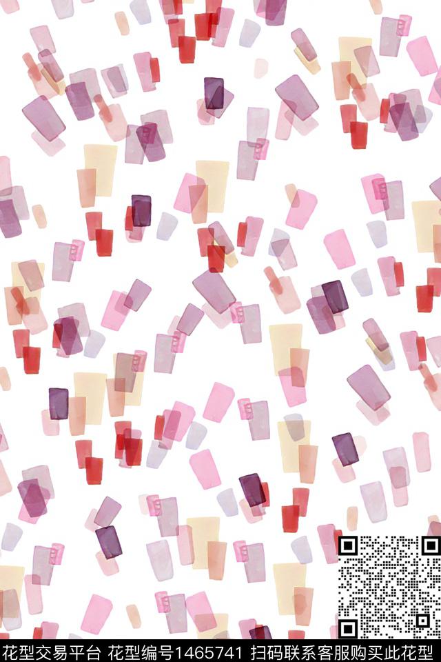 肌理大牌风抽象数码印花华亿平台下载（图片编号: 1465741） - 瓦栏（Walan）