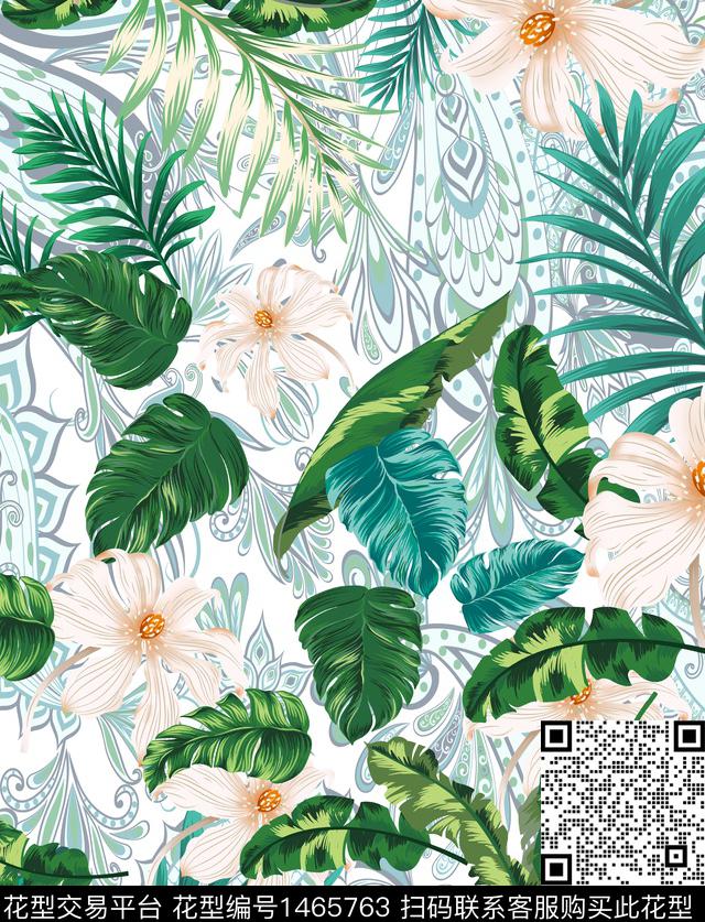 春夏华亿平台热带华亿平台欧美数码印花华亿平台下载（图片编号: 1465763） - 瓦栏（Walan）