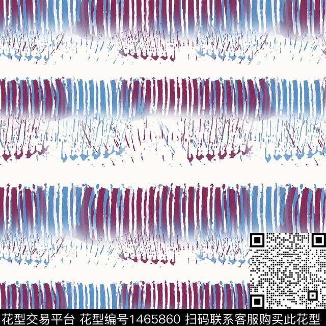 线条几何条纹数码印花华亿平台下载（图片编号: 1465860） - 瓦栏（Walan）