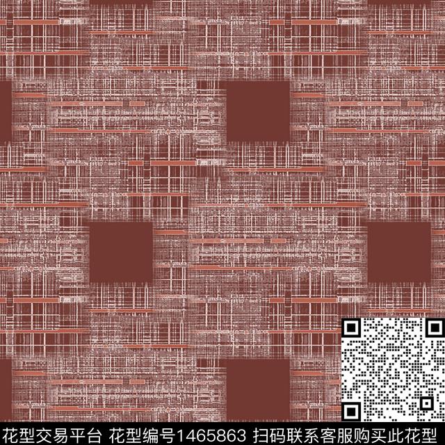 线条几何格子传统印花华亿平台下载（图片编号: 1465863） - 瓦栏（Walan）