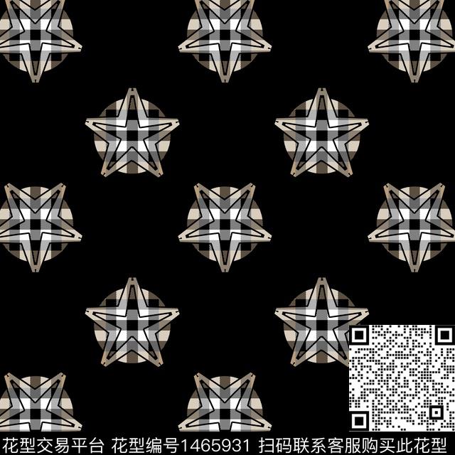 几何格子大牌风传统印花华亿平台下载（图片编号: 1465931） - 瓦栏（Walan）