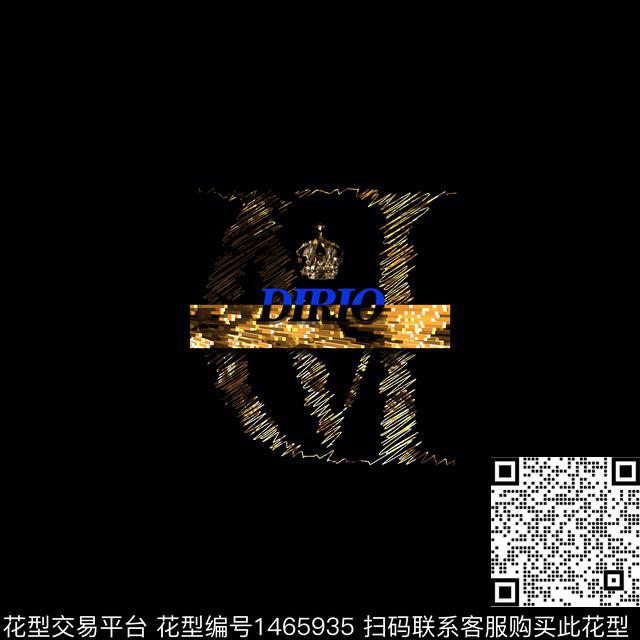 字母几何大牌风数码印花华亿平台下载（图片编号: 1465935） - 瓦栏（Walan）