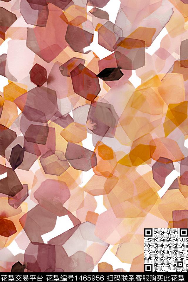 几何肌理大牌风数码印花华亿平台下载（图片编号: 1465956） - 瓦栏（Walan）