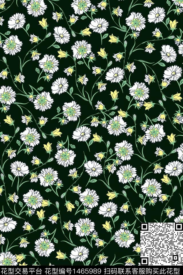 女装花卉大牌风数码印花华亿平台下载（图片编号: 1465989） - 瓦栏（Walan）