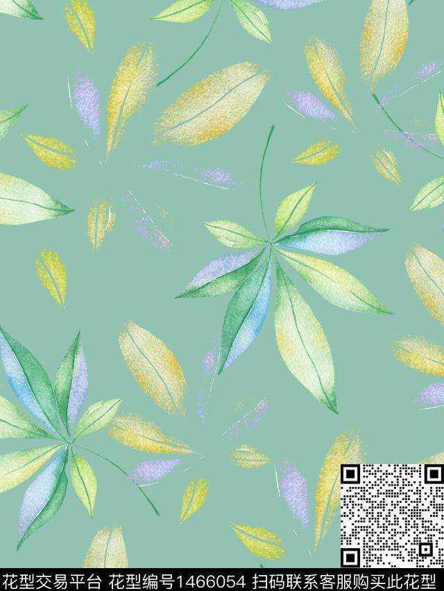 绿色数码印花华亿平台下载（图片编号: 1466054） - 瓦栏（Walan）