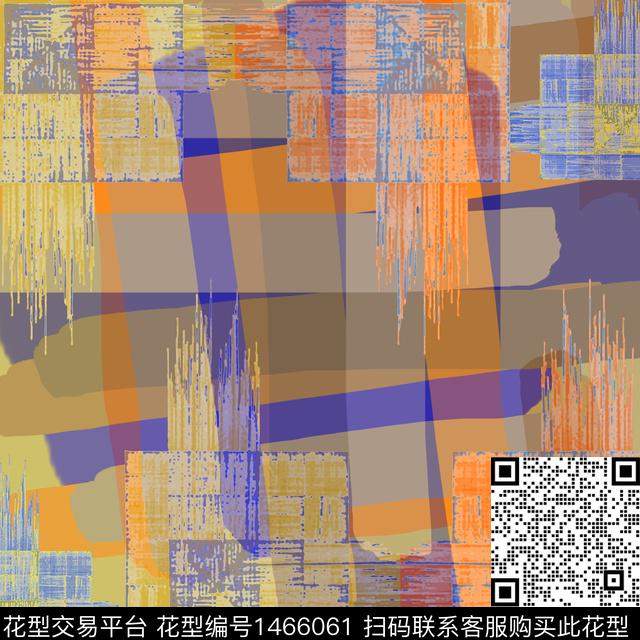 笔触大牌风围巾定位数码印花华亿平台下载（图片编号: 1466061） - 瓦栏（Walan）
