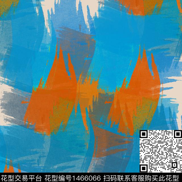 笔触大牌风数码印花华亿平台下载（图片编号: 1466066） - 瓦栏（Walan）