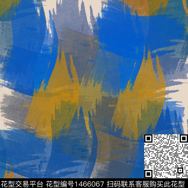 笔触大牌风围巾定位数码印花华亿平台下载（图片编号: 1466067） - 瓦栏（Walan）