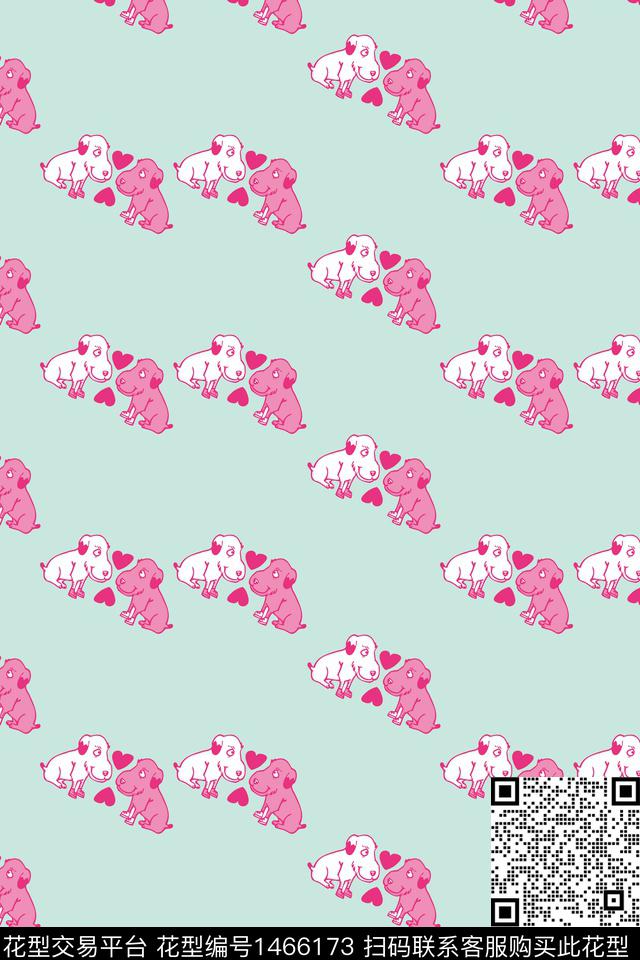 爱心童装大牌风数码印花华亿平台下载（图片编号: 1466173） - 瓦栏（Walan）