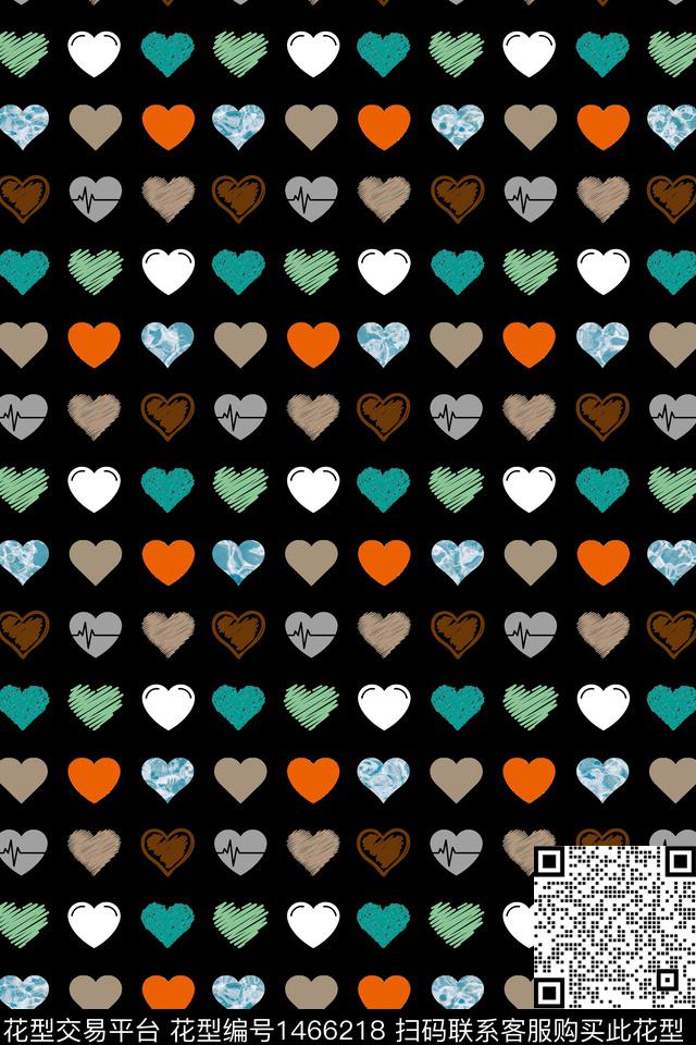 撞色趣味男装数码印花华亿平台下载（图片编号: 1466218） - 瓦栏（Walan）