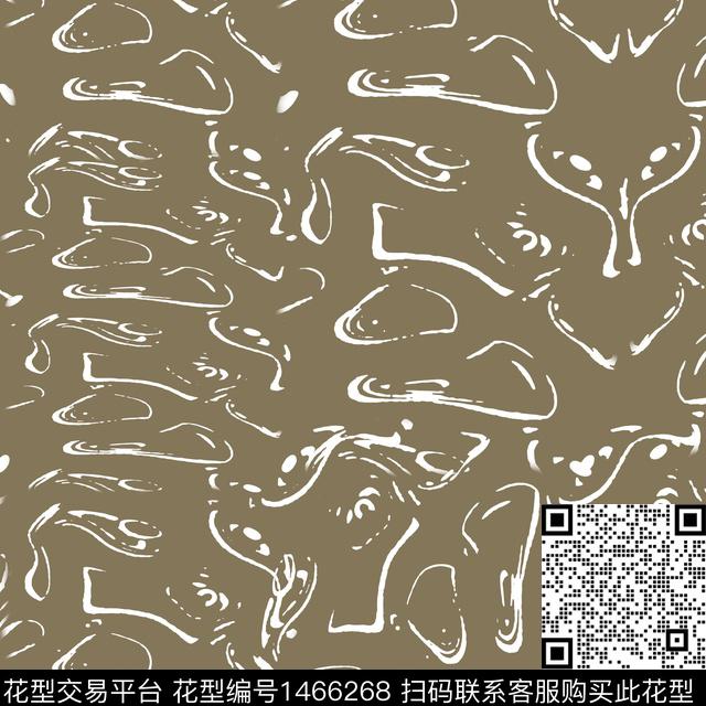 线条大牌风抽象传统印花华亿平台下载（图片编号: 1466268） - 瓦栏（Walan）