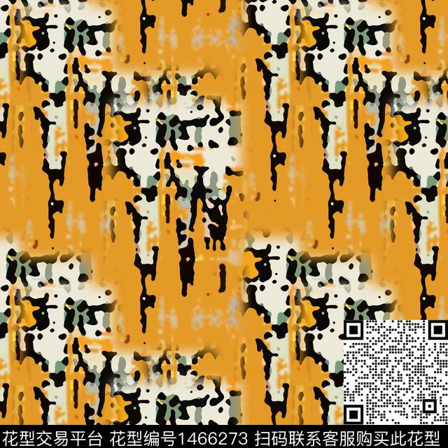 线条大牌风抽象数码印花华亿平台下载（图片编号: 1466273） - 瓦栏（Walan）