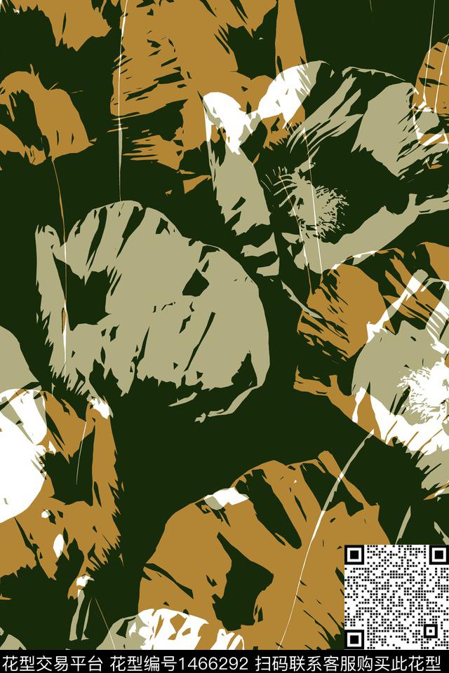 抽象花卉花卉配饰传统印花华亿平台下载（图片编号: 1466292） - 瓦栏（Walan）
