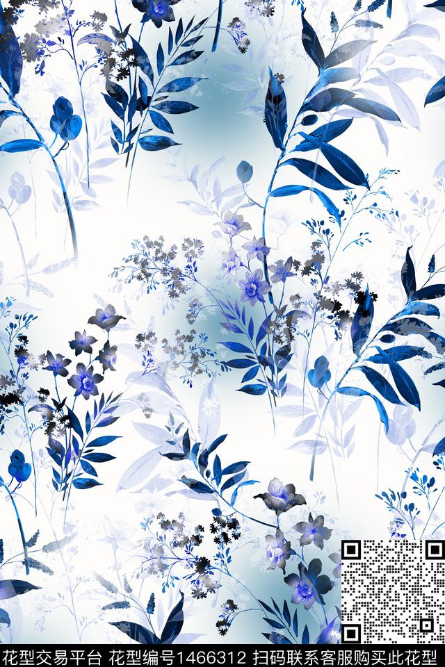 水彩肌理大牌风数码印花华亿平台下载（图片编号: 1466312） - 瓦栏（Walan）