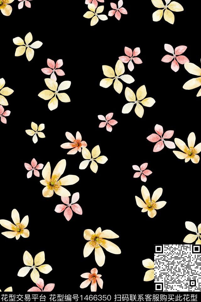 女装花卉小碎花数码印花华亿平台下载（图片编号: 1466350） - 瓦栏（Walan）