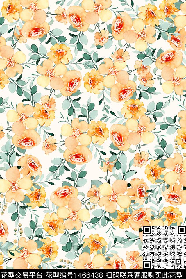 女装花卉小碎花数码印花华亿平台下载（图片编号: 1466438） - 瓦栏（Walan）