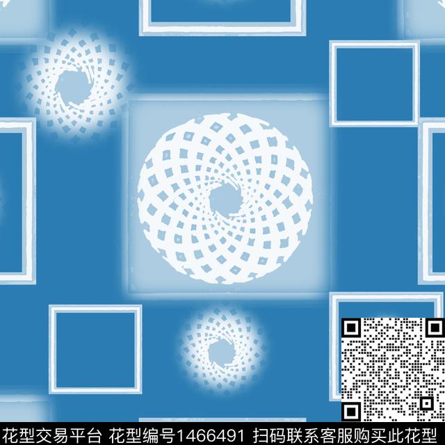 线条格子大牌风传统印花华亿平台下载（图片编号: 1466491） - 瓦栏（Walan）