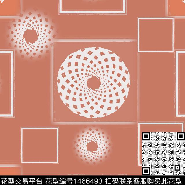 线条格子大牌风传统印花华亿平台下载（图片编号: 1466493） - 瓦栏（Walan）