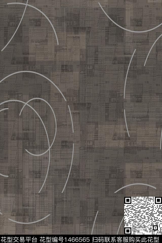 线条男装纹理数码印花华亿平台下载（图片编号: 1466565） - 瓦栏（Walan）