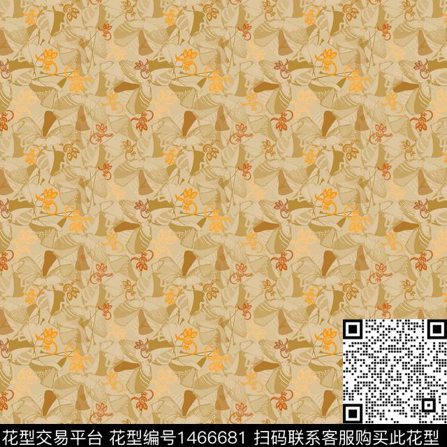 花卉大牌风小碎花数码印花华亿平台下载（图片编号: 1466681） - 瓦栏（Walan）