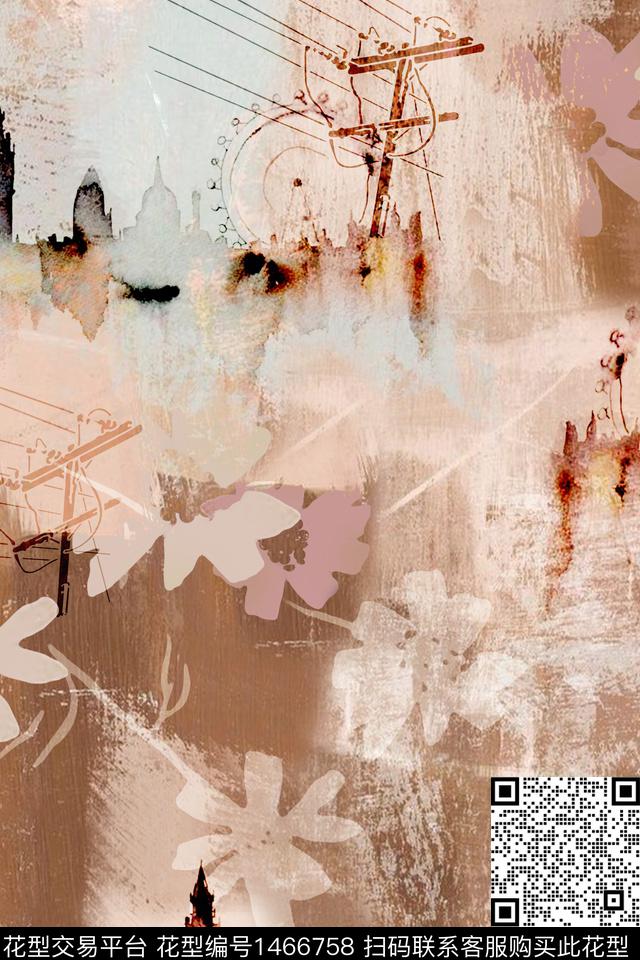 建筑肌理数码华亿平台数码印花华亿平台下载（图片编号: 1466758） - 瓦栏（Walan）