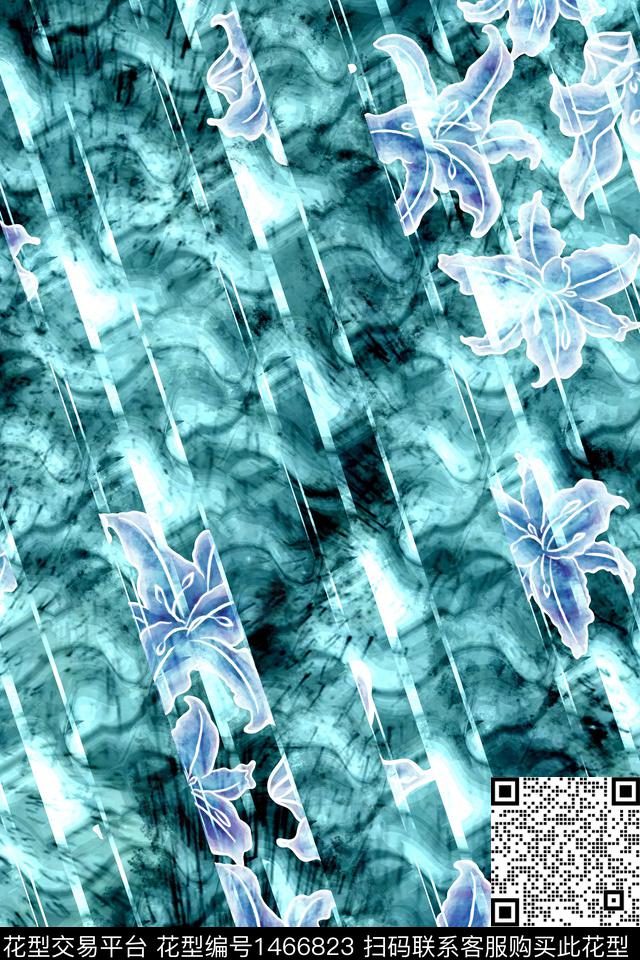 男装满版花数码华亿平台衬衫数码印花华亿平台下载（图片编号: 1466823） - 瓦栏（Walan）