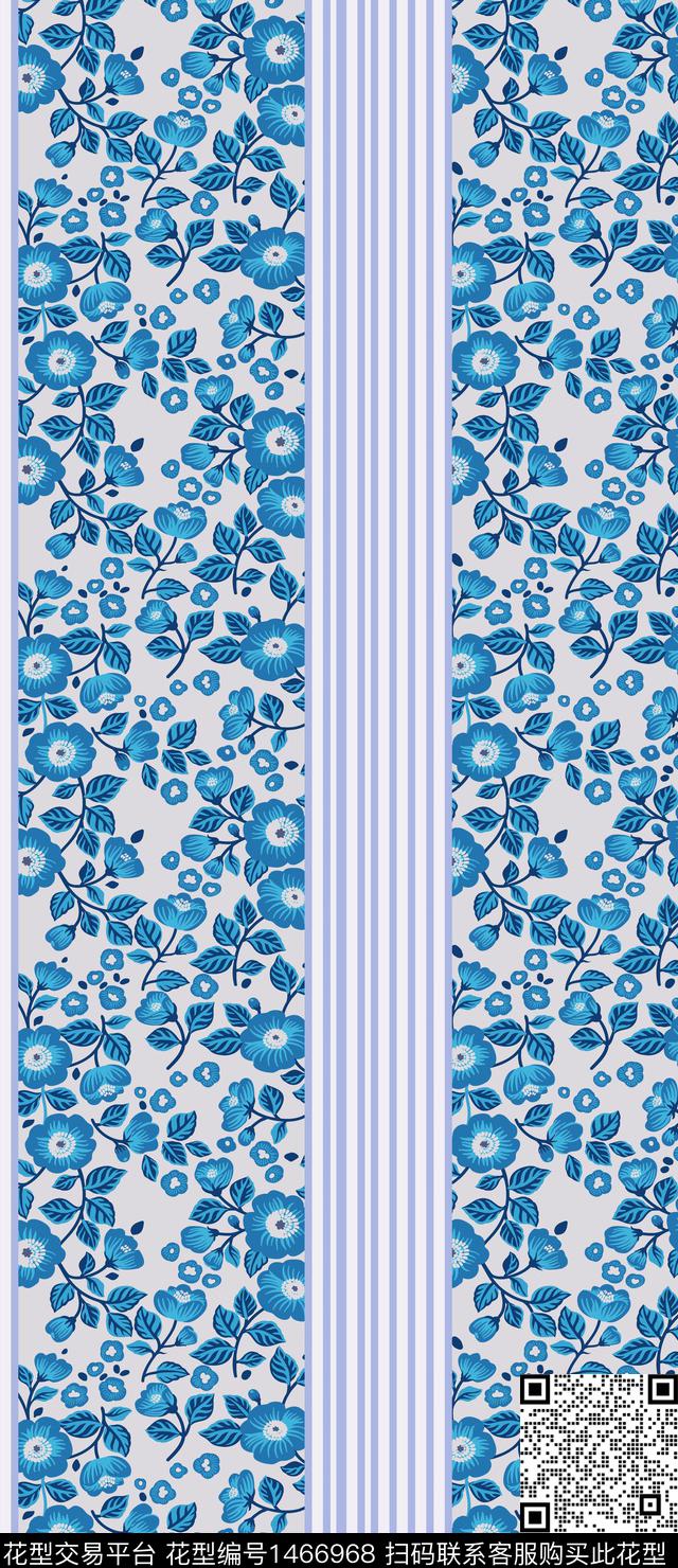 女装定位花女装花卉数码印花华亿平台下载（图片编号: 1466968） - 瓦栏（Walan）