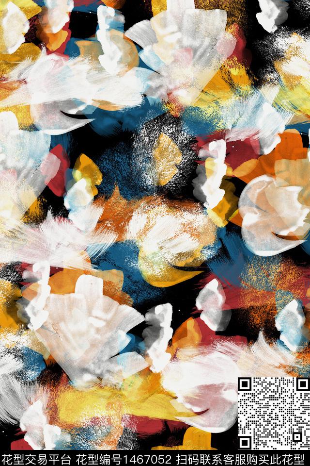 抽象男装户外家居服数码印花华亿平台下载（图片编号: 1467052） - 瓦栏（Walan）