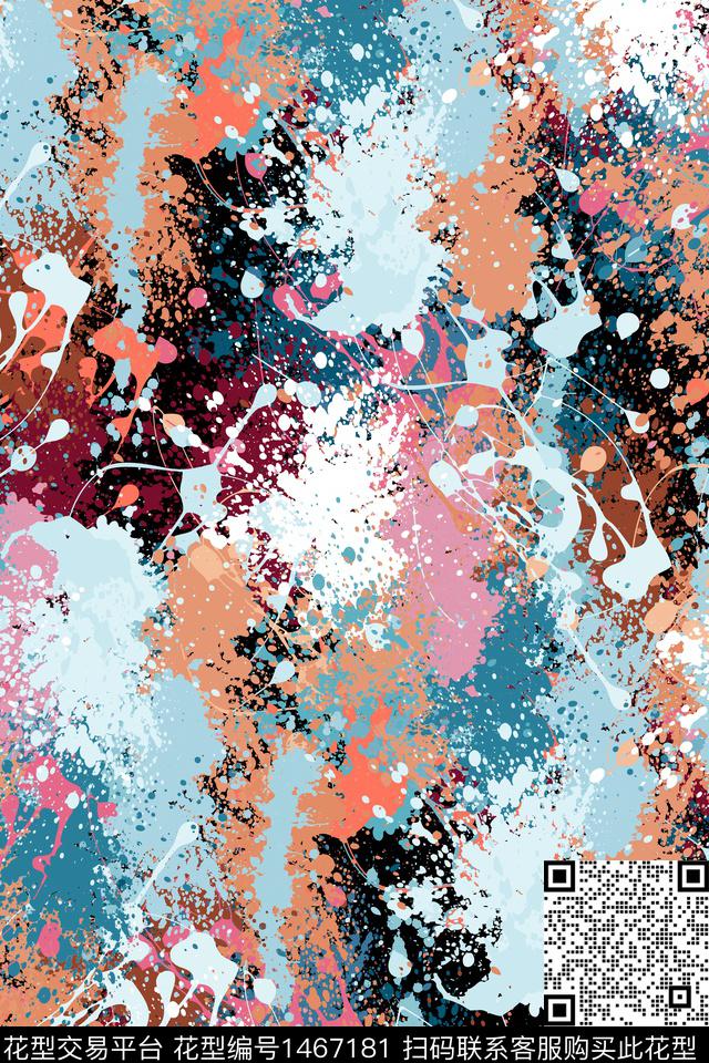 抽象男装户外家居服传统印花华亿平台下载（图片编号: 1467181） - 瓦栏（Walan）