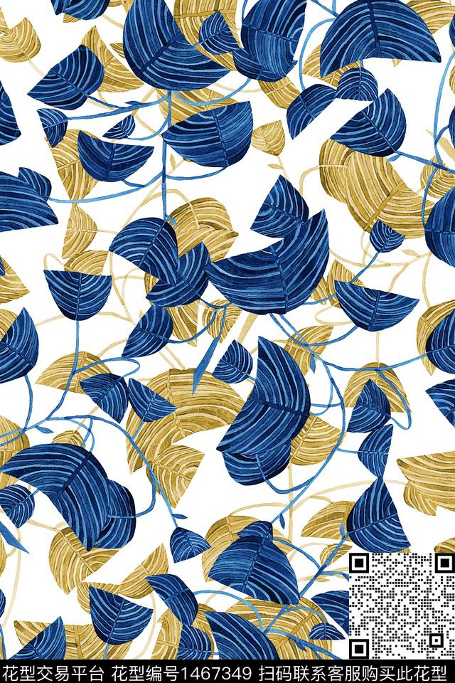 几何小清新真丝数码印花华亿平台下载（图片编号: 1467349） - 瓦栏（Walan）