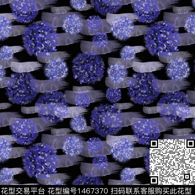 花卉大牌风小碎花数码印花华亿平台下载（图片编号: 1467370） - 瓦栏（Walan）