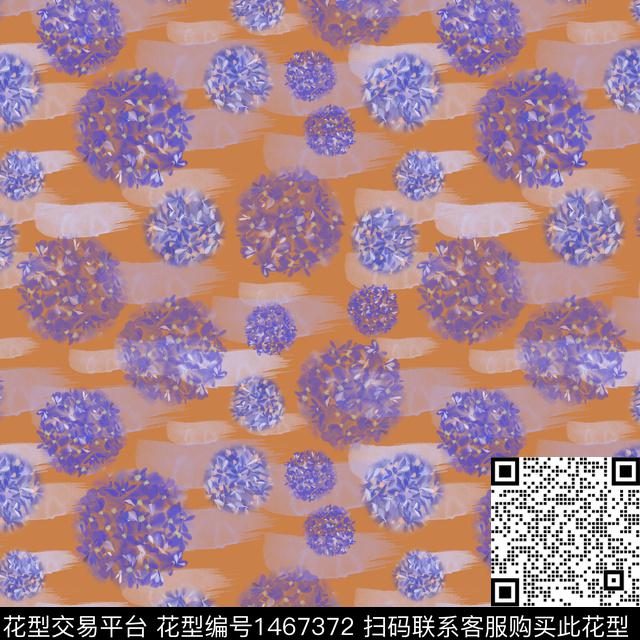花卉大牌风小碎花数码印花华亿平台下载（图片编号: 1467372） - 瓦栏（Walan）
